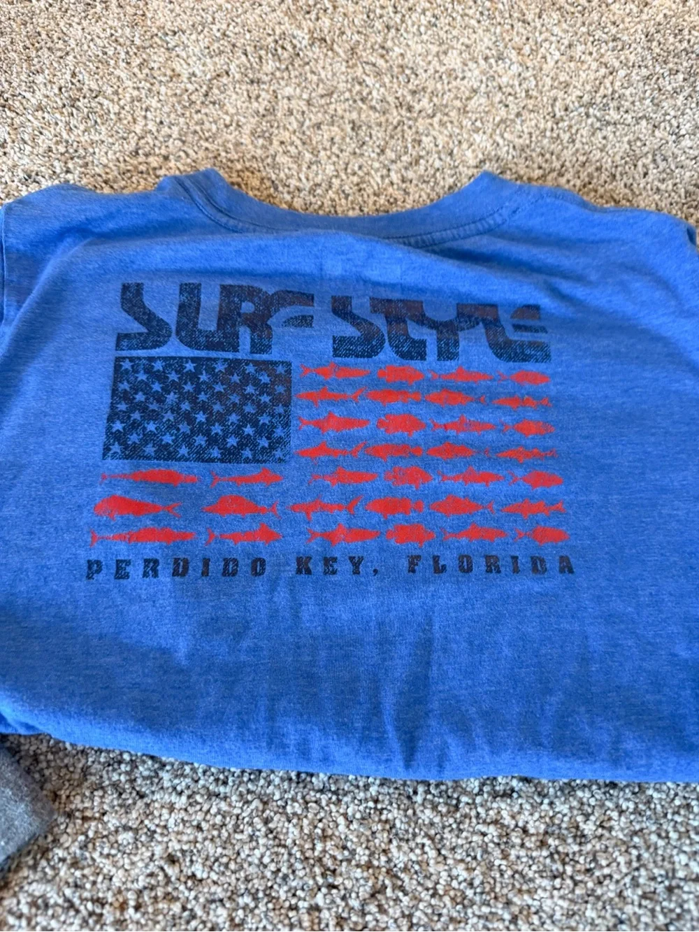 Under Armour & Flag Kids Tee Bundle - Gray and Blue YM